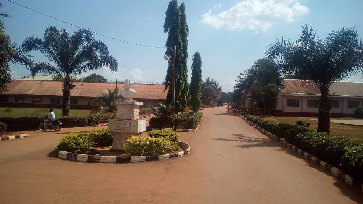 The main entrance of St Teresa's College