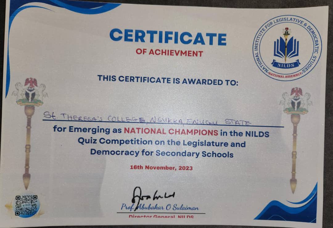 Photo from NILDS National Quiz 2023